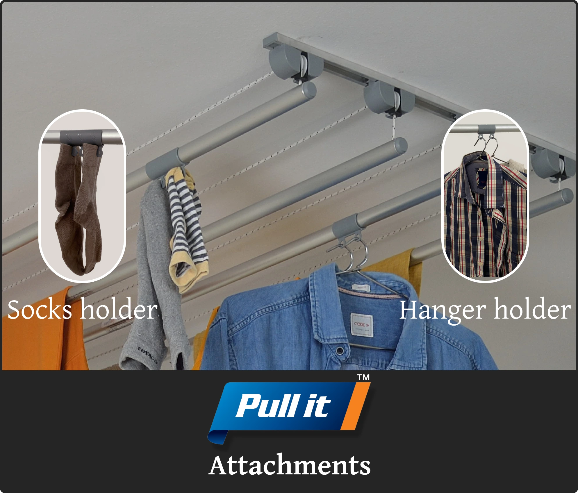 Clothes Drying Pulley System